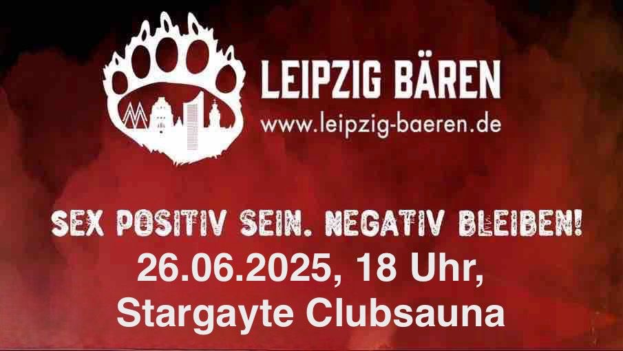 Sex positiv sein. Negativ bleiben! [26/06/25]